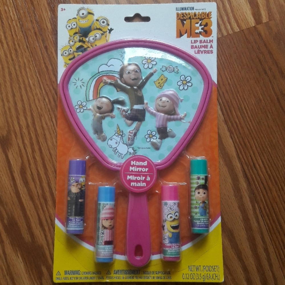 Despicable me3 lip balm with mirror!!!